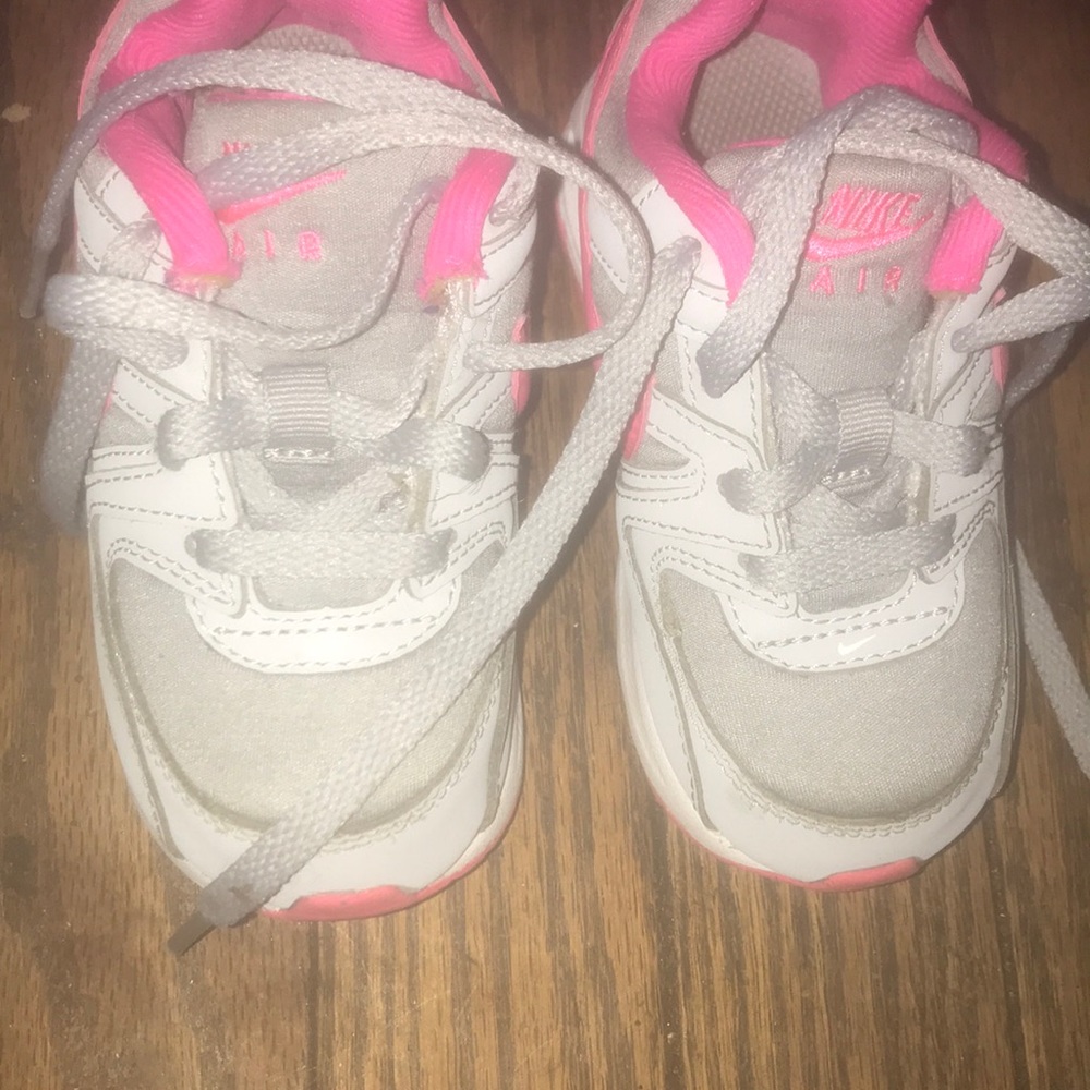 Pink and gray Nike